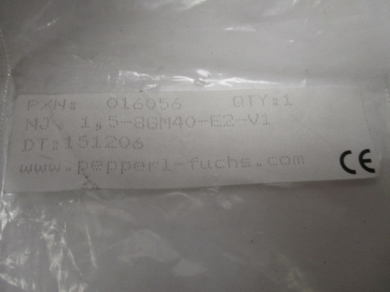 PEPEPRL + FUCHS NJ1.5-8GM40-E2-V1 INDUCTIVE SENSOR* NEW IN FACTORY BAG *