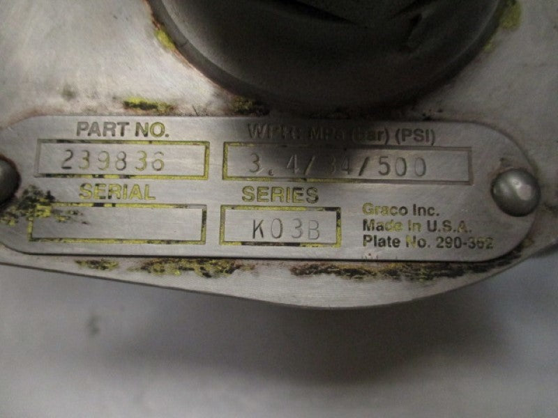 GRACO 239836 LOWER BALL PUMP ACCESSORY  UNMP