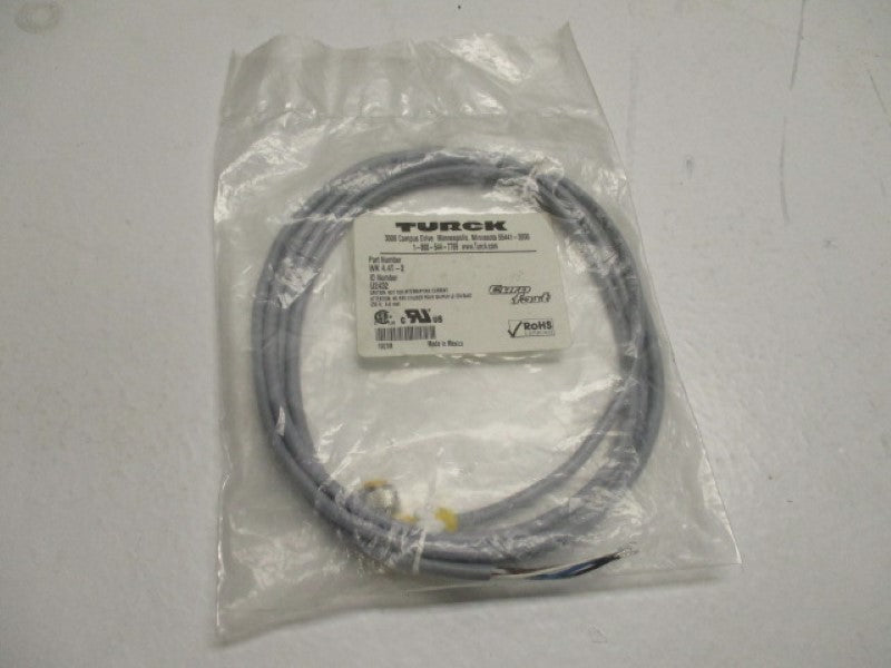TURCK WK4.4T-2 U2432 EUROFAST MOLDED CORDSET * NEW IN FACTORY BAG *