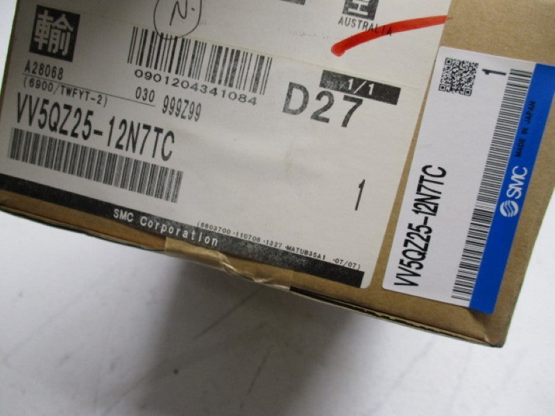 SMC VV5QZ25-12N7TC BASE MOUNTED MANIFOLD  NSMP