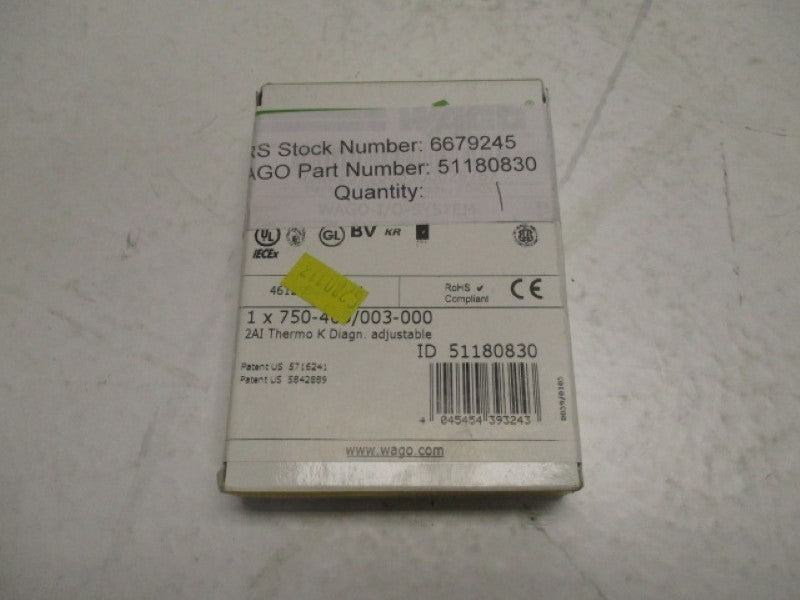 WAGO 750-469/003-000 51180830  NSFS