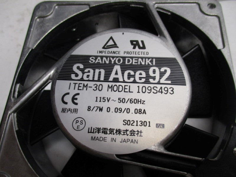 SANYO DENKI 109S493-30 FAN 115V  NSMP