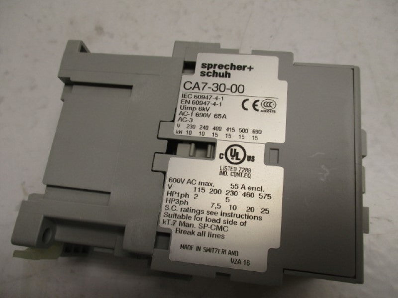 SPRECHNER+SCHUH CA7-30-00 *NEW IN BOX *