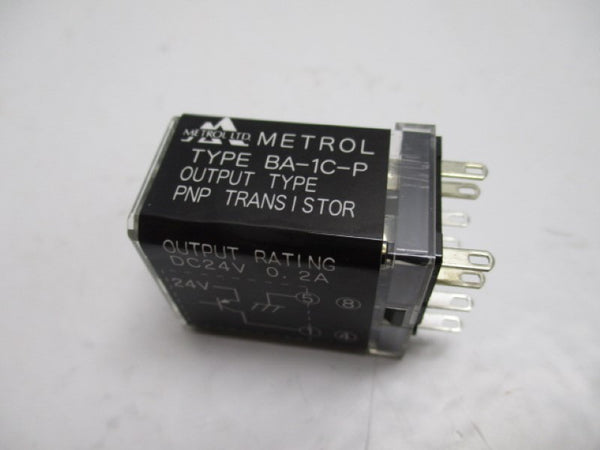 METROL BA-1C-P RELAY 24VDC  NSNP