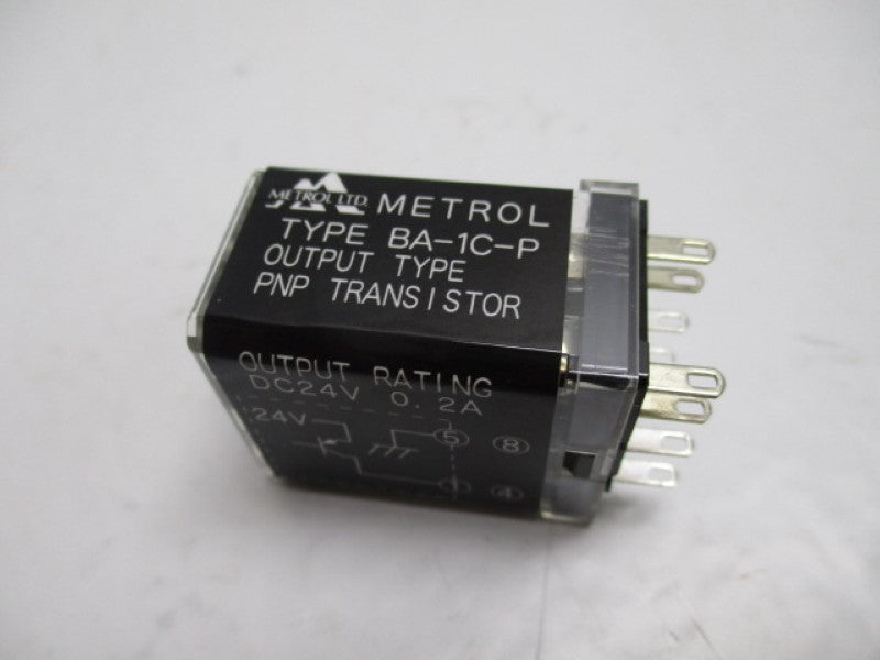 METROL BA-1C-P RELAY 24VDC  NSNP