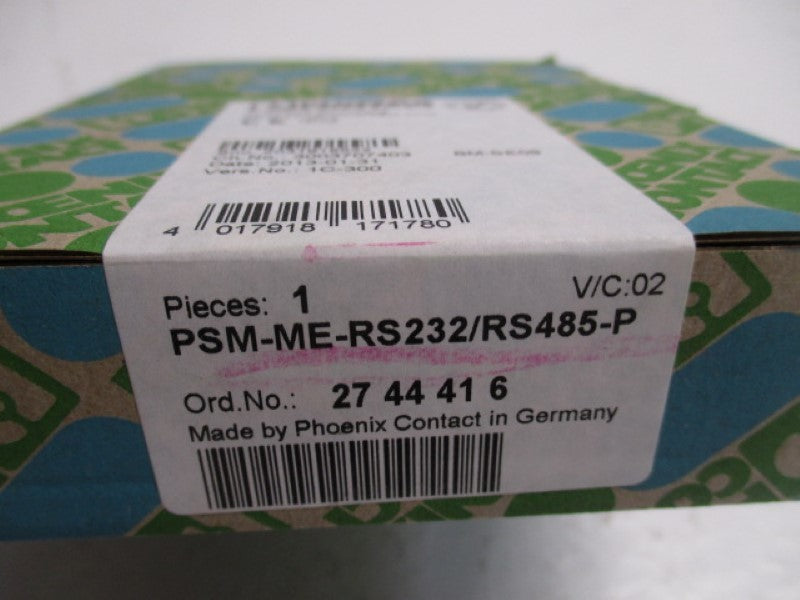 PHOENIX CONTACT PSM-ME-RS232/RS485-P CONVERTER * FACTORY SEALED *