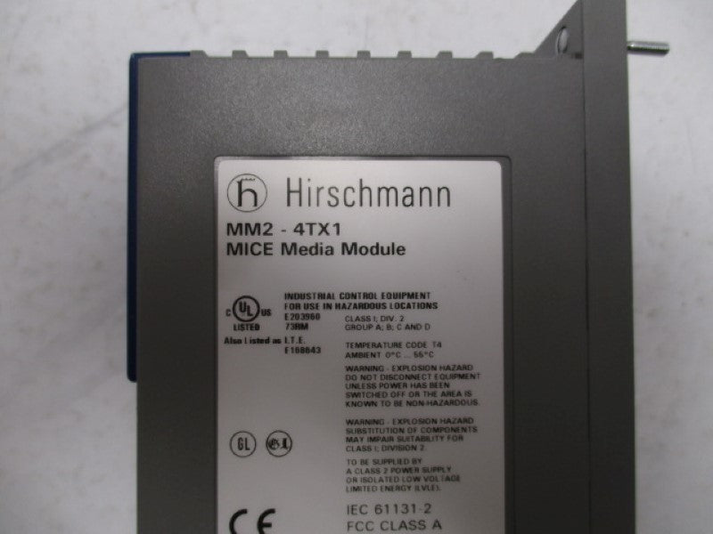 HIRSCHMANN MM2-4-TX1 MICE MEDIA MODULE  UNMP