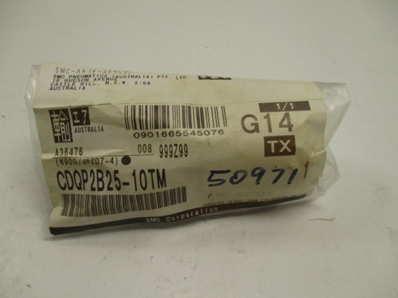 SMC CDQP2B25-10TM BASE CYLINDER  NSMP