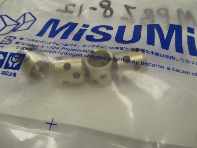 MISUMI MPBZ8-12 OIL FREE BUSH (PKG OF 4) * NEW IN FACTORY BAG *