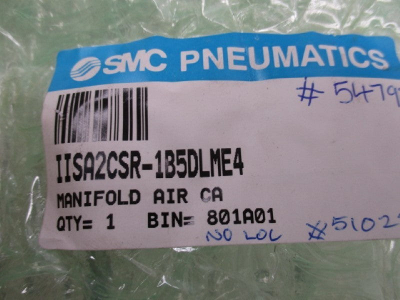 SMC IISA2CSR-1B5DLME4 AIR MANIFOLD 0-0.4MPA  NSNP