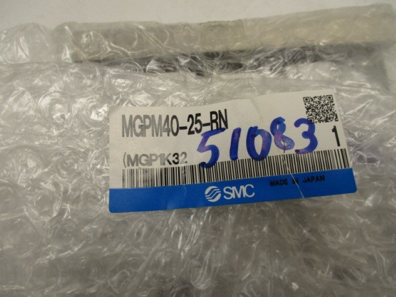 SMC MGPM40-25-RN END LOCK SLIDE GUIDE CYLINDER   NSMP