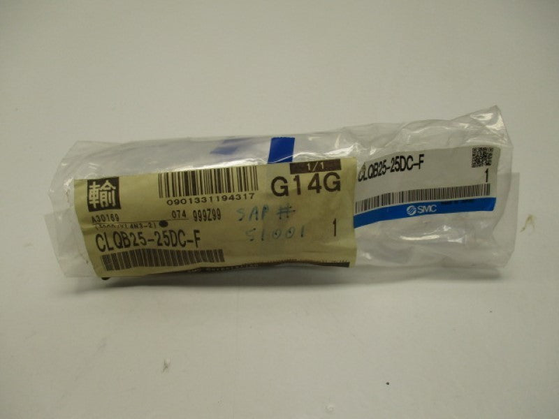 SMC CLQB25-25DC-F THIN CYLINDER W/LOCK  NSMP
