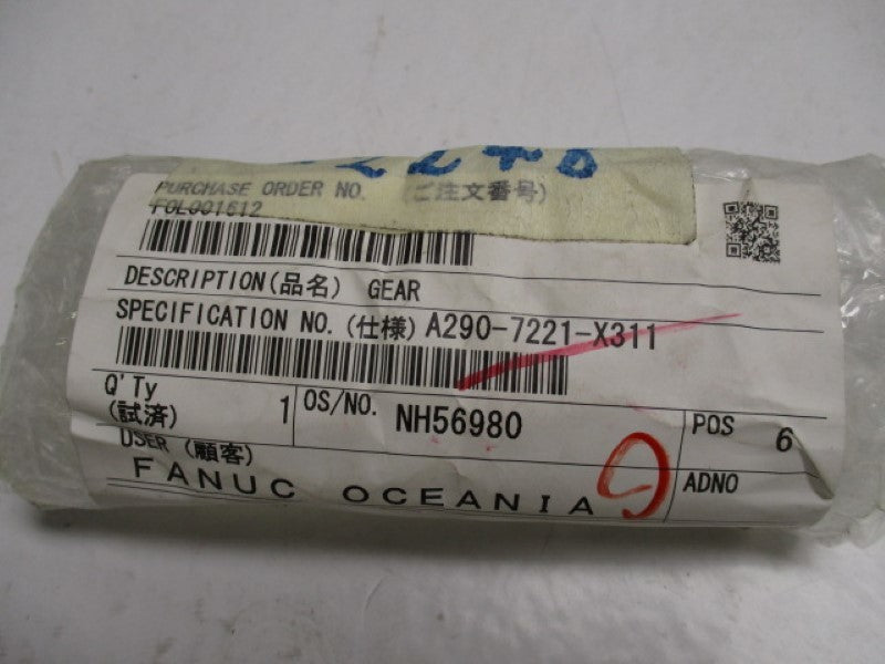 FANUC A290-7221-X311 INPUT GEAR  NSNP