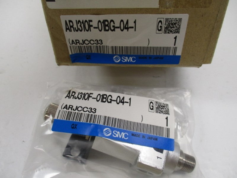 SMC ARJ310F-01BG-04-1 MINIATURE REGULATOR WITH FITTING 1/8"  NSMP