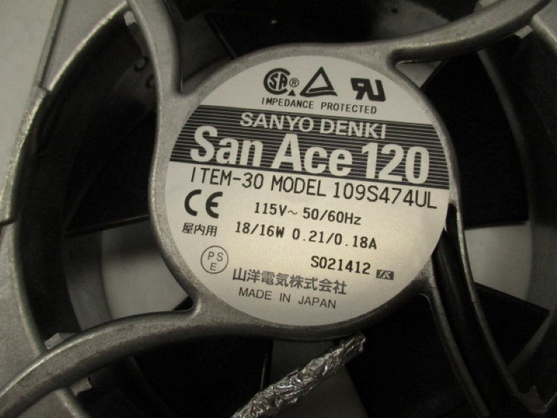 SANYO DENKI 109S474UL-30 AC FAN 115V NSMP