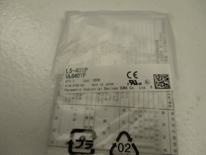 PANASONIC LS-401P PHOTOELECTRIC LASER SENSOR  * NEW IN FACTORY BAG *