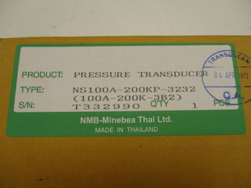 MINEBEA NS100A-200KP-3232 PRESSURE TRANSDUCER 200KPA  NSMP
