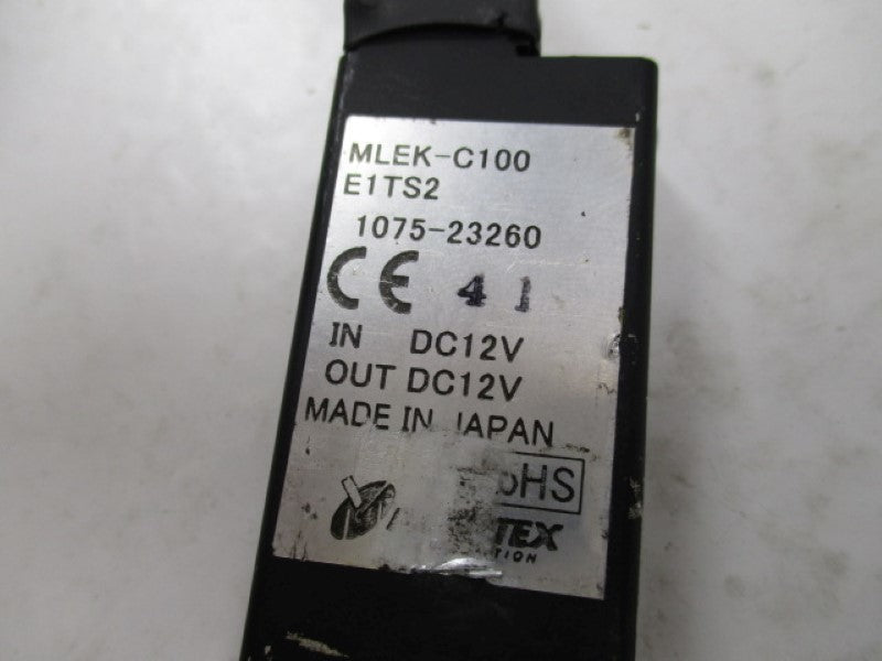 MORITEX MLEK-C100 E1TS2 1075-23260 POWER SUPPLY MODULE 12VDC  UNMP