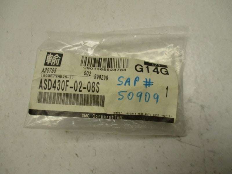 SMC ASD430F-02-08S DUAL SPEED CONTROLLER  NSMP