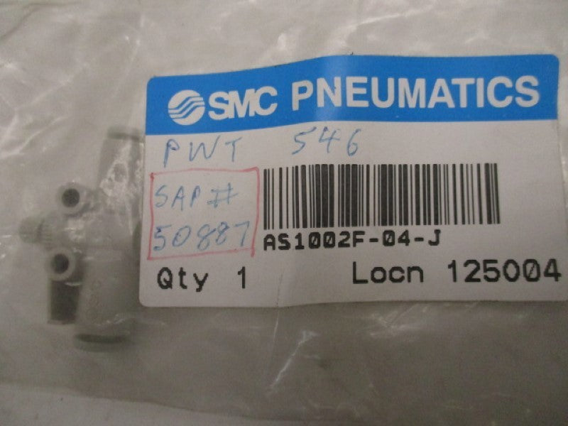 SMC AS1002F-04-J FLOW CONTROL WITH FITTING  NSMP