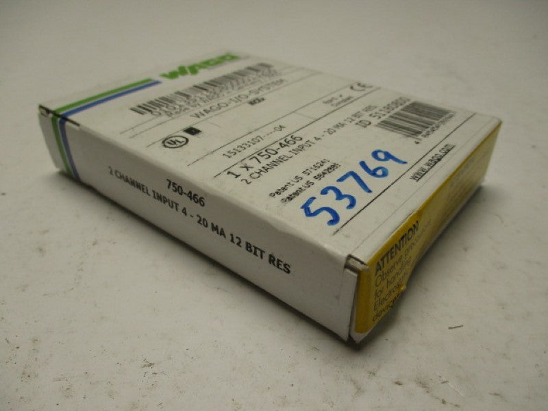 WAGO 51180800 750-466 * FACTORY SEALED *