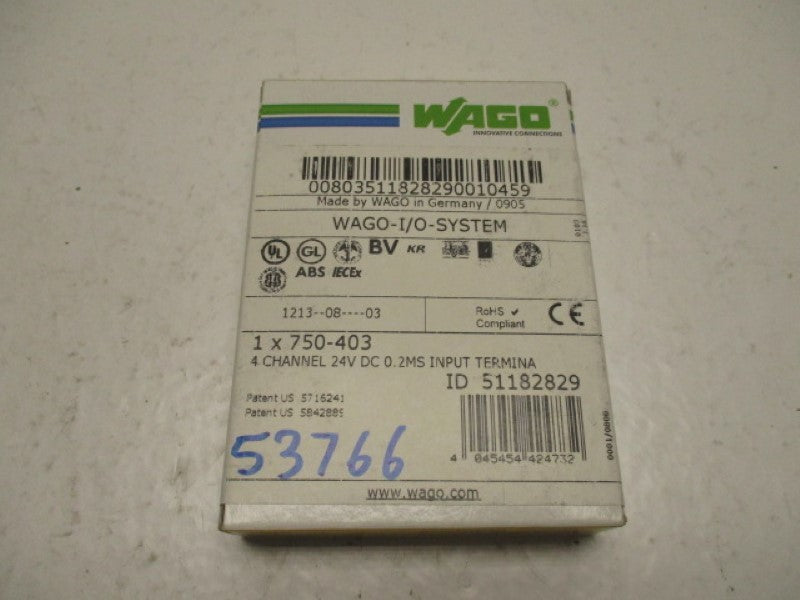 WAGO 51182829 750-403 * FACTORY SEALED *