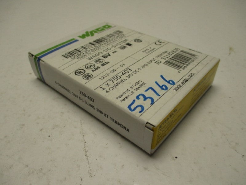 WAGO 51182829 750-403 * FACTORY SEALED *