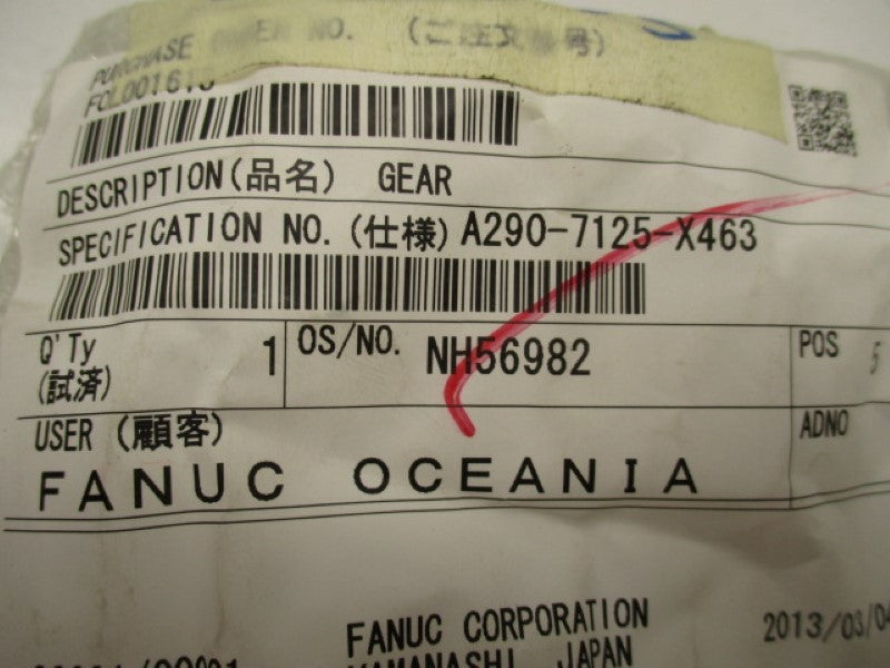 FANUC A290-7125-X463  NSNP