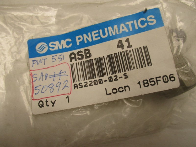 SMC AS2200-02-S * NEW IN FACTORY BAG *