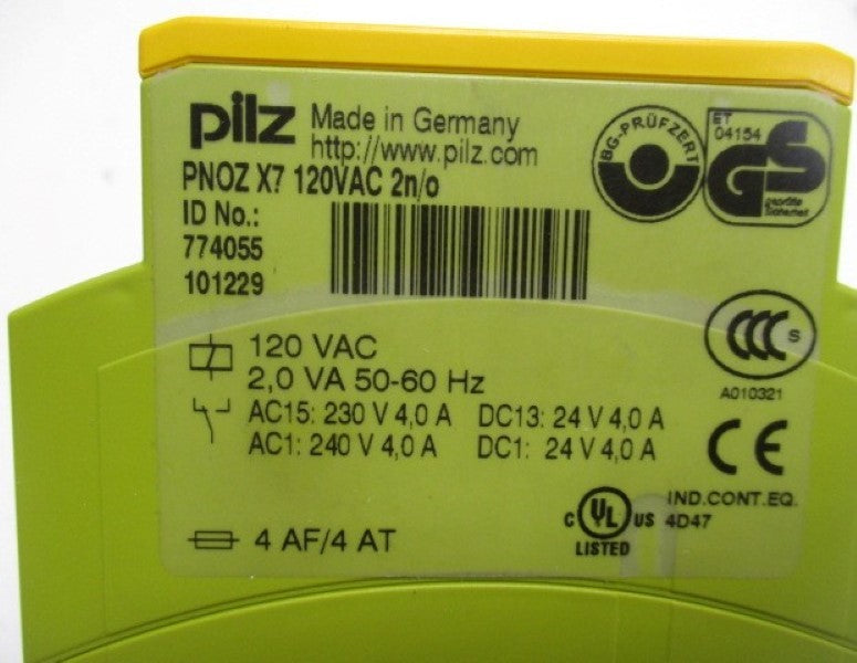 PILZ PNOZX7120VAC2n/o 774055  NSMP