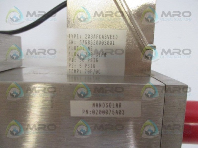 PARKER 203AFKASVEED MASS FLOW VALVE   NSNP