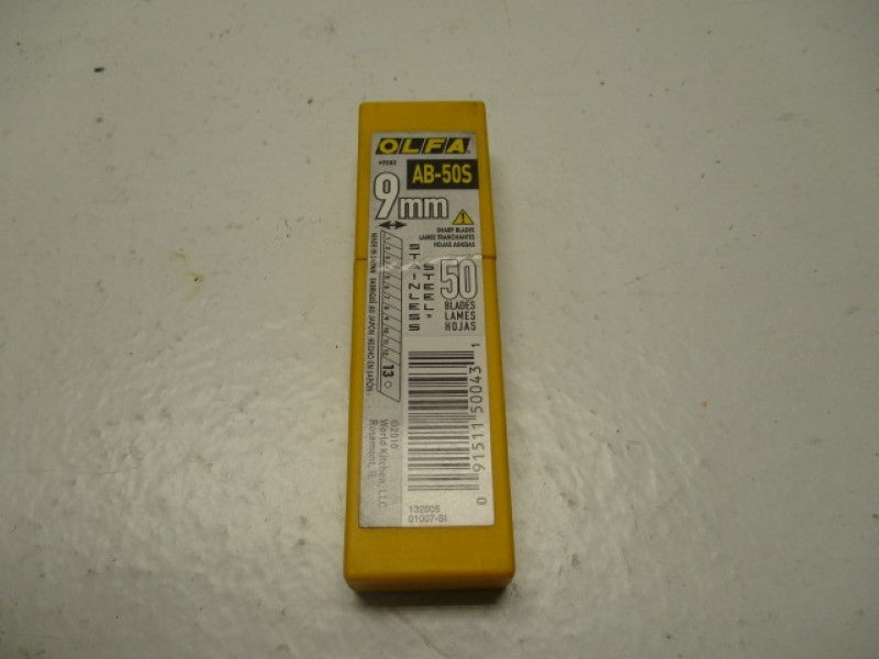 OLFA AB-50S (PKG OF 50) * NEW IN ORIGINAL PACKAGE *