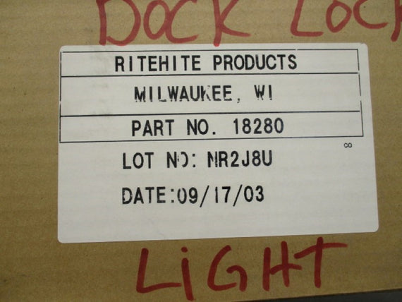 RITEHITE 18280 * NEW IN BOX *