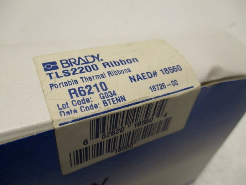 BRADY R6210 * FACTORY SEALED *