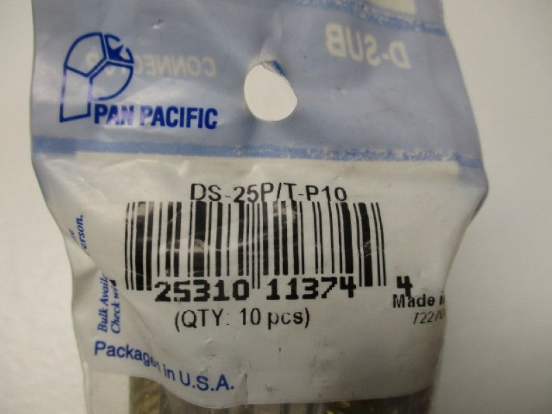 PAN PACIFIC DS-25P/T-P10 (PKG OF 10) * NEW IN FACTORY BAG *