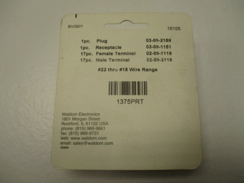 MOLEX 1375PRT * NEW IN ORIGINAL PACKAGE *