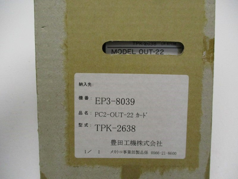 TOYODA OUT-22 TPK-2638  NSMP