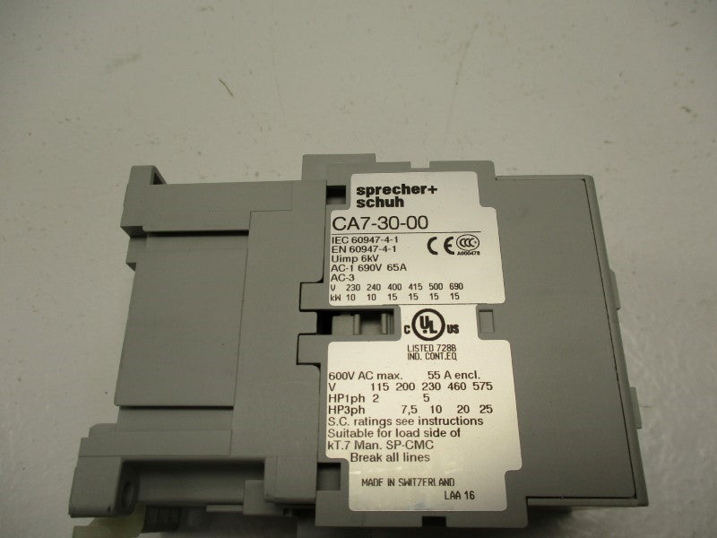 SPRECHNER+SCHUH CA7-30-00 110/120V NSMP