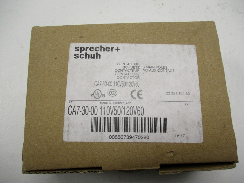 SPRECHNER+SCHUH CA7-30-00 110/120V NSMP