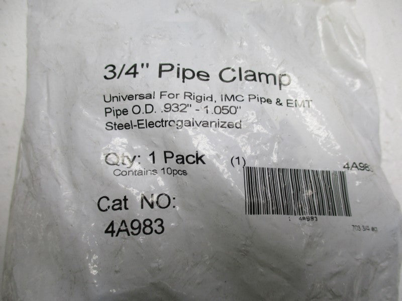 INDUSTRIAL MRO 4A983 (PKG OF 10 ) * NEW IN FACTORY BAG *