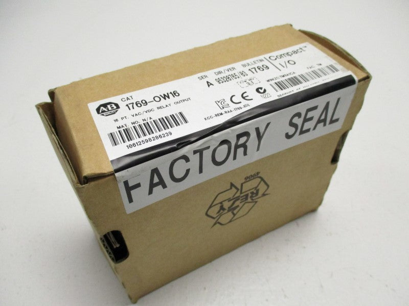 ALLEN BRADLEY 1769-OW16 SER. A DATE: 2012 * FACTORY SEALED *