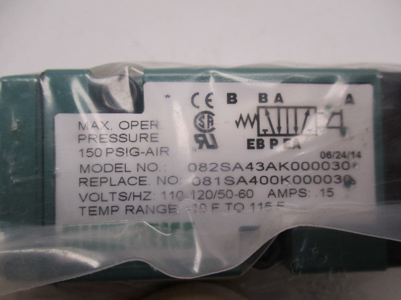 NUMATICS 082SA43AK000030 * NEW IN FACTORY BAG *