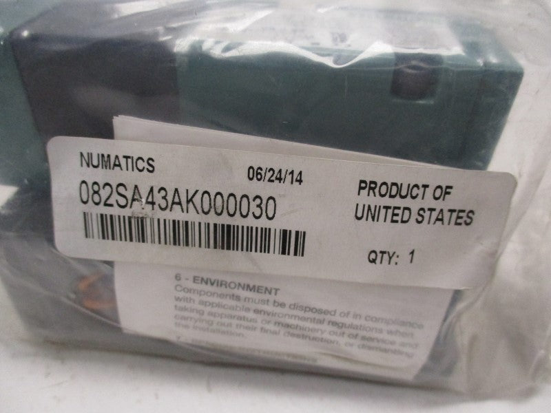NUMATICS 082SA43AK000030 * NEW IN FACTORY BAG *