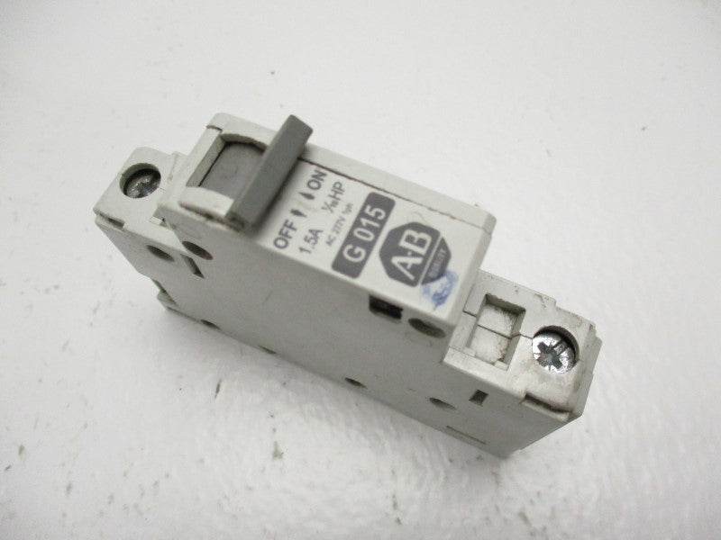 ALLEN BRADLEY 1492-CB1G015 CIRCUIT BREAKER SER. C 0.5A  UNMP