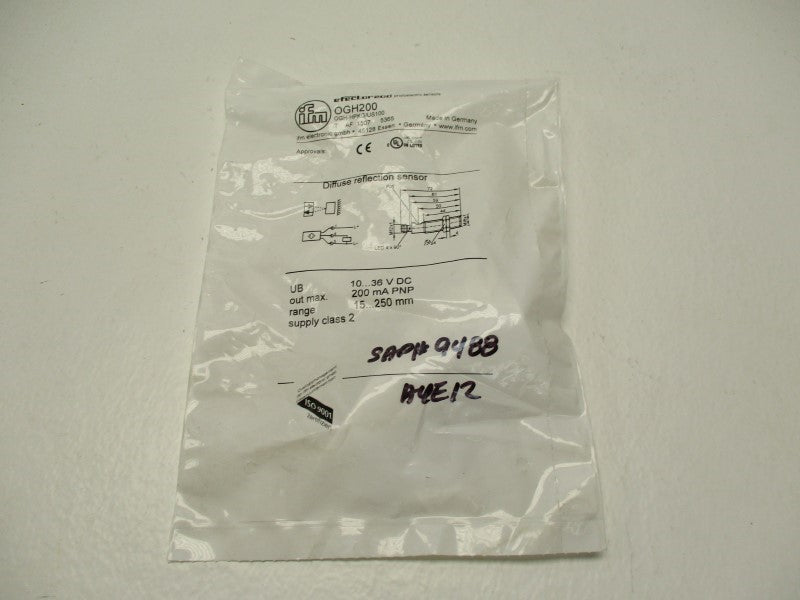 IFM EFECTOR OGH200 * NEW IN FACTORY BAG *