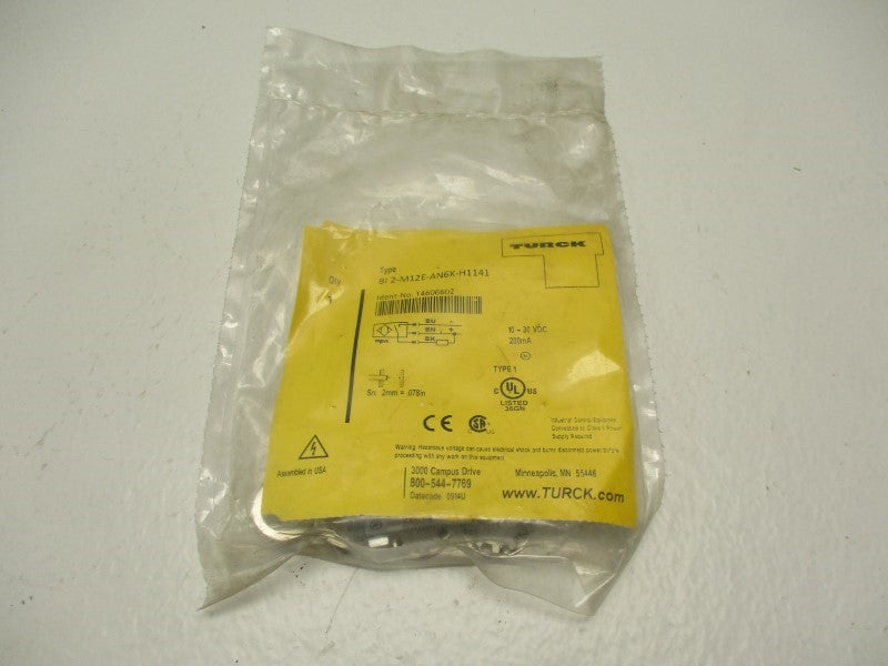 TURCK BI2-M12E-AN6X-H1141 * NEW IN FACTORY BAG *