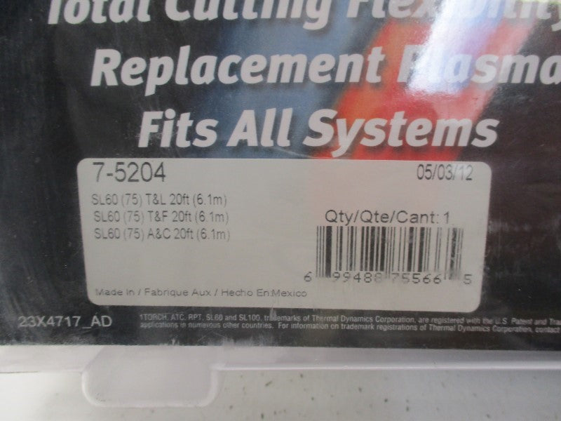 THERMAL DYNAMICS SL60/ATC * NEW IN ORIGINAL PACKAGE *