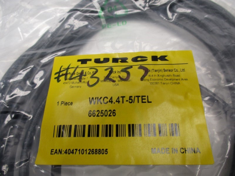 TURCK WKC4.4T-5/TEL * NEW IN FACTORY BAG *