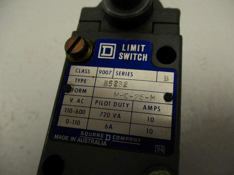 SQUARE D 9007-B52B2 UNMP
