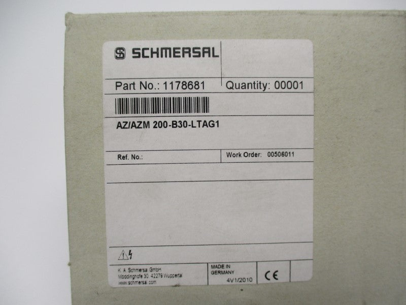 SCHMERSAL AZ/AZM200-B30-LTAG1 NSMP